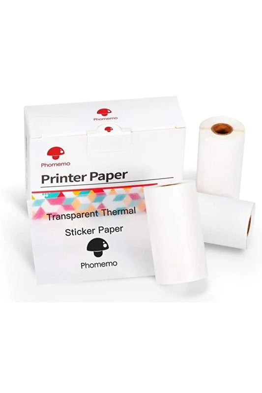 Phomemo Termal Şeffaf Etiket Kağıdı | 50 mm (T02/M02X için)