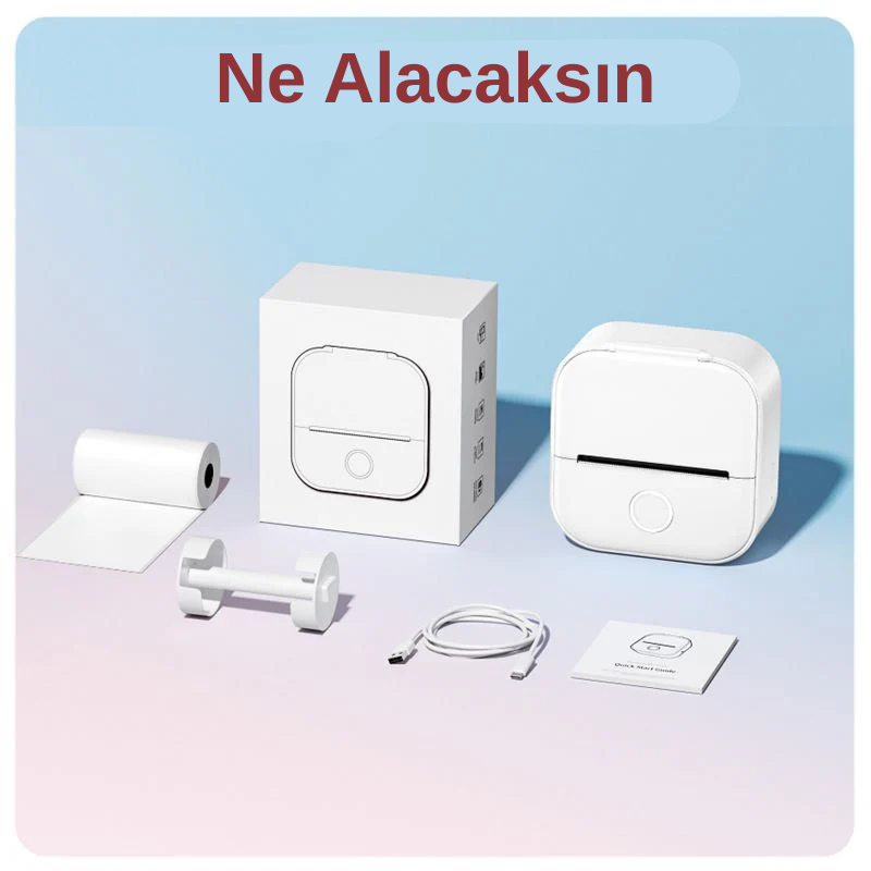 Phomemo T02 Mürekkepsiz Mini Yazıcı